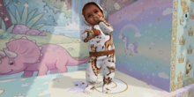 {CC} Giraffe Sleeper (LB) Boys