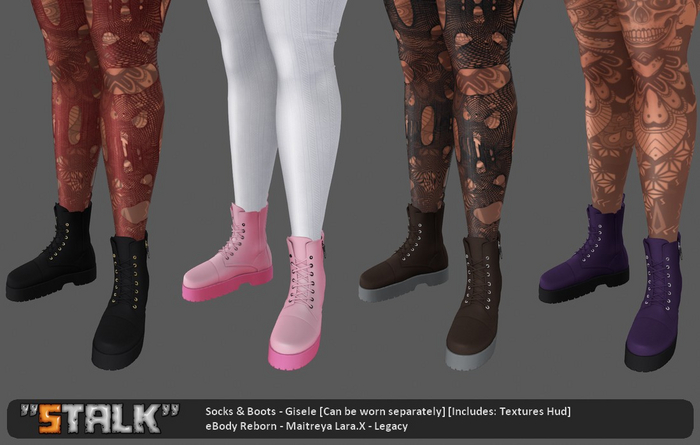 Socks & Boots - Gisele