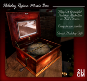 Holiday Christmas Regina Music Box