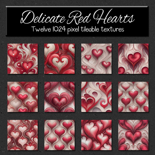 *Wallflowers* Delicate Red Hearts