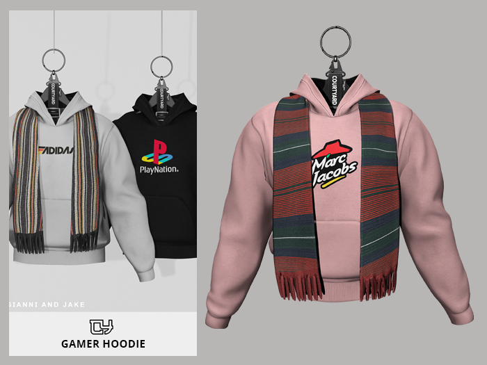 '' COURTYARD '' GAMER HOODIE - MARCS