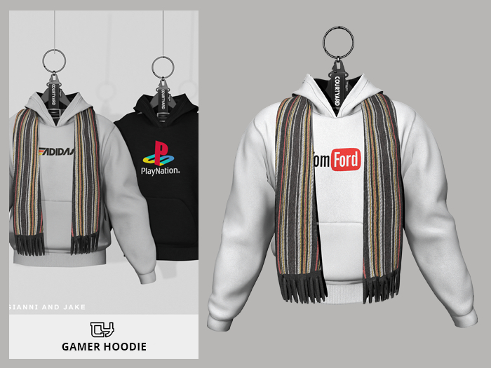 '' COURTYARD '' GAMER HOODIE - TOMMY