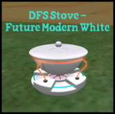 DFS Stove - Future Modern White - ACTUAL ITEM