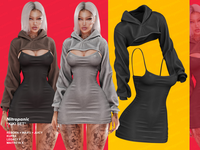 Nitropanic_KIKI SET (ADD) BLACK