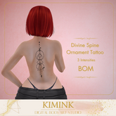 :.KIMINK.: Divine Spine Ornament Tattoo