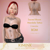 :.KIMINK.: Sacred Bloom Mandala Tattoo