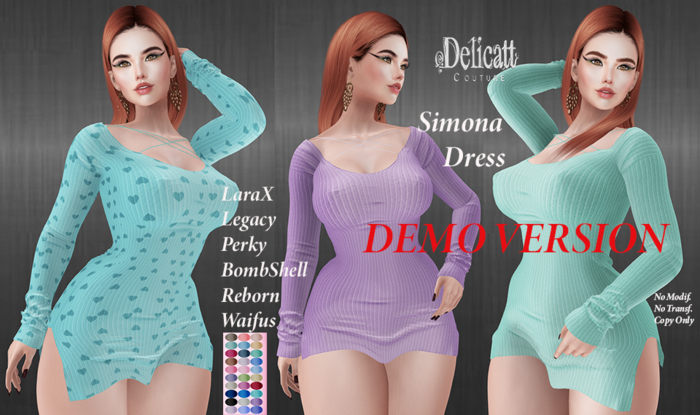 Delicatt Couture - Simona Dress - Demo