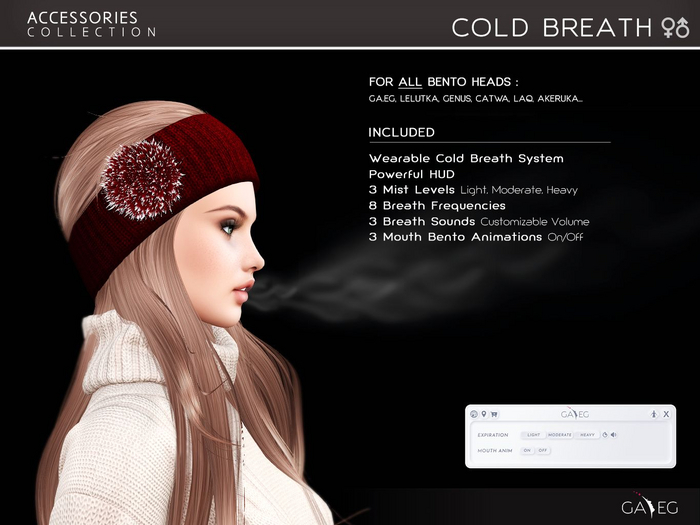 NEW !!! [GA.EG] Bento Animated Cold Breath DEMO