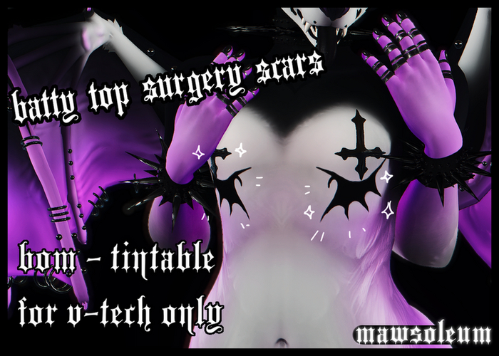 +MAWS+ Batty Top Scars for V-tech.