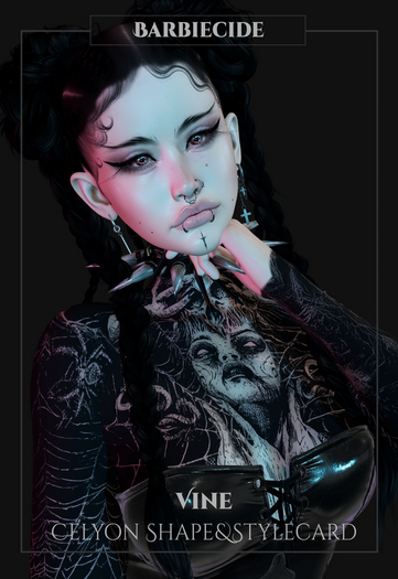 Barbiecide Vine Shape&Stylecard For Ceylon