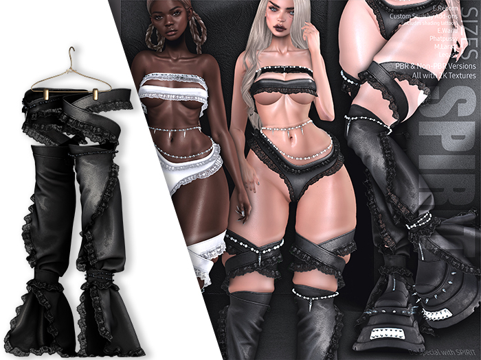 SPIRIT - Sammy flouncers [BLACK]