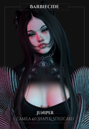 Barbiecide Juniper Shape&Stylecard For Camila