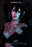 Barbiecide Jinx Shape&Stylecard For Raven