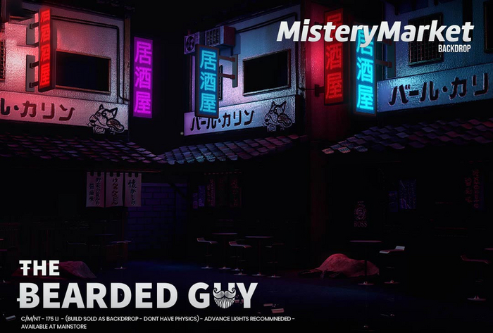 Mistery Market Backdrop - The Bearded Guy
