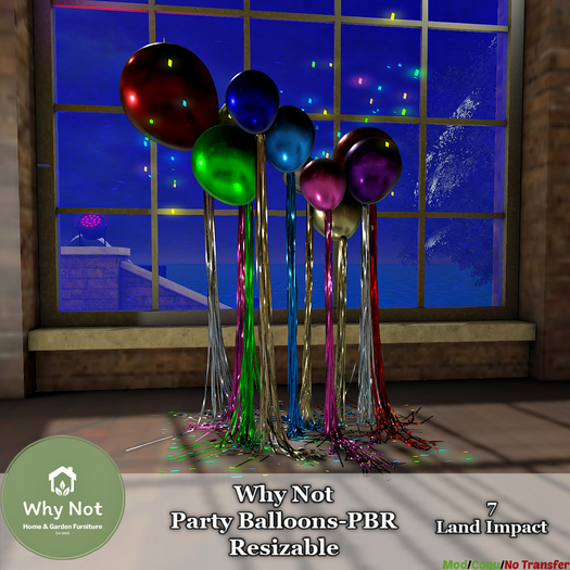 Why Not - Party Balloons-PBR-Add Me