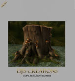TREE STUMP WITH MUSHROOMS TELEPORTER 2