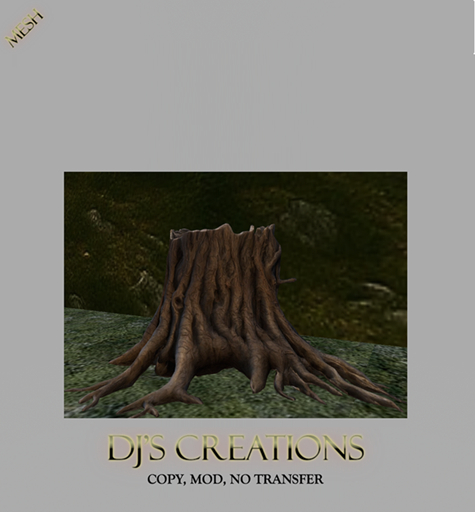 TREE STUMP WITH ROOTS TELEPORTER 3