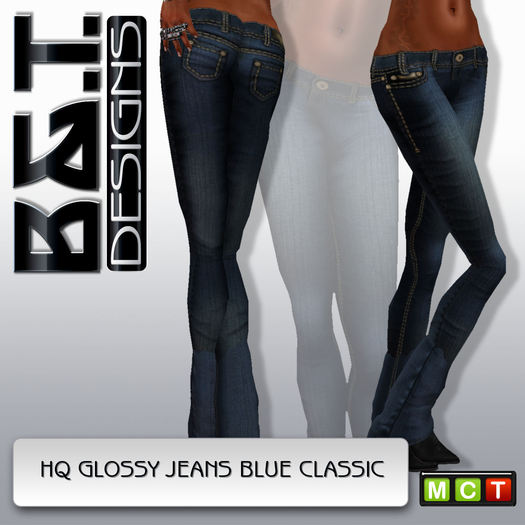 :.<B&T>.: Glossy Jeans - Blue