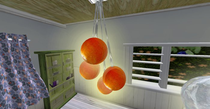 ALMOST FREE! WHIMSY AMBER PENDANT QUAD LAMP LIGHT-9 PRIMS