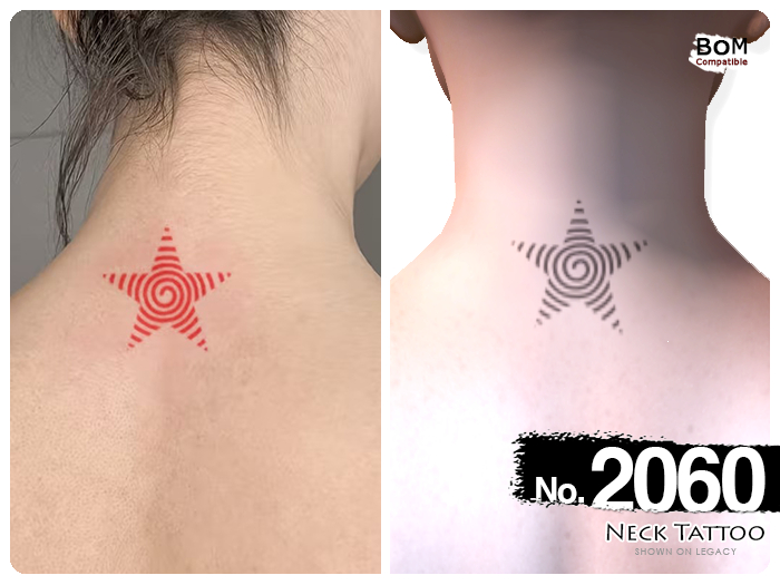 (Neck Tattoo) No.2060
