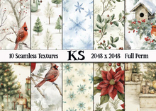 CHRISTMAS SEAMLESS 29 FULL PERM TEXTURES 