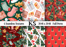 CHRISTMAS SEAMLESS 28 FULL PERM TEXTURES 