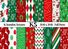 CHRISTMAS SEAMLESS 22 FULL PERM TEXTURES 