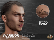 Warrior - EvoX Right Eyebrow BOM Tintable Tattoo