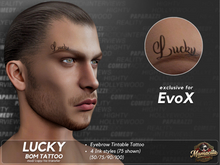 Lucky - EvoX Right Eyebrow BOM Tintable Tattoo