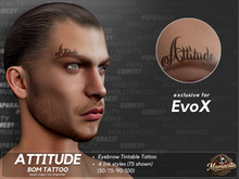 Attitude - EvoX Right Eyebrow BOM Tintable Tattoo