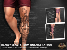 Mamacita Tattoo - Deadly Beauty - BOM Tintable