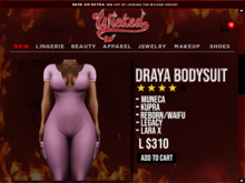 Wicked - Draya Bodysuit [PINK]