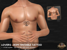 Lovers - Upper Body Tattoo (BOM Tintable)
