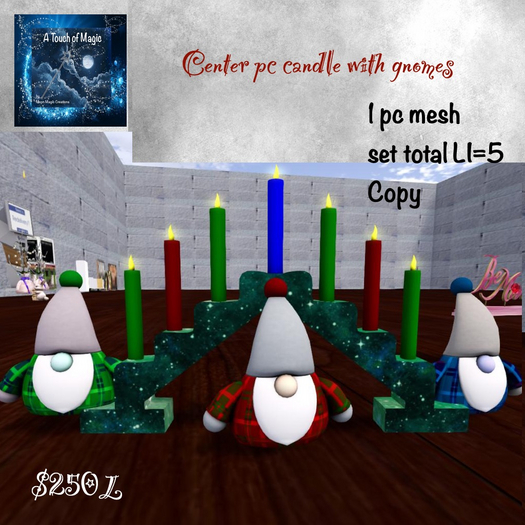 Candle & gnomes-Box LI=5