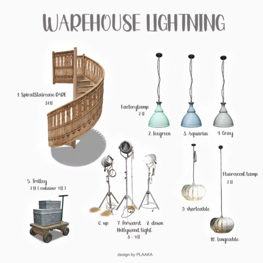PLAAKA - 2. FactoryLamp Icegreen