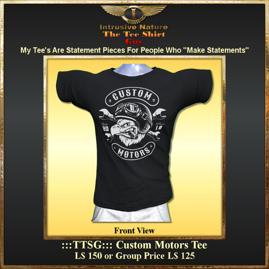 :::TTSG::: Custom Motors Tee