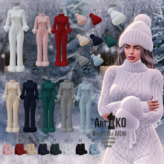 15. Art&Ko - Winter's Tale GACHA - Grey Hat