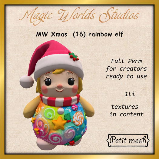 MW Xmas  (16) rainbow elf