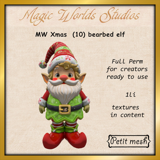 MW Xmas  (10) bearbed elf