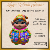 MW Christmas  (75) colorful candy elf