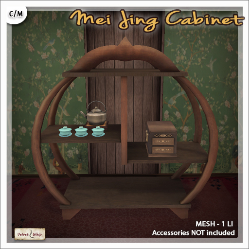 [V/W] Mei Jing Cabinet - Chinese / Asian Style Shelf