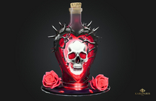 Eternal Affliction Bottle – Gothic Potion Decor Sculpture