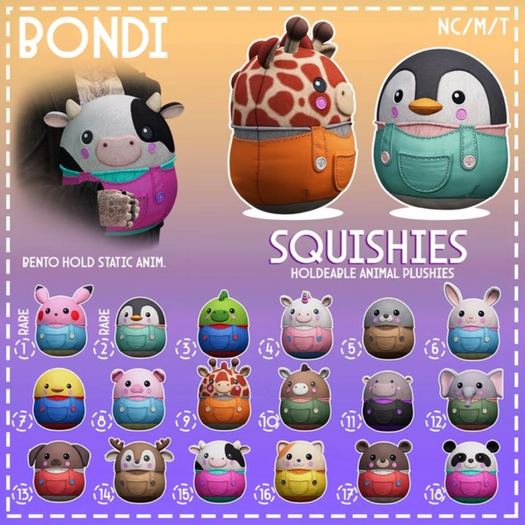 BONDI - Squishies - Penguin 02 RARE