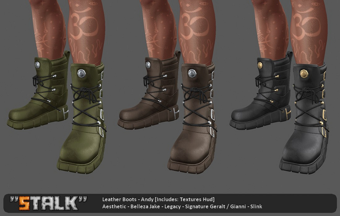 Leather Boots - Andy