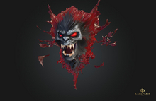 Fury Unleashed – Intense Gothic Wall Art Decor