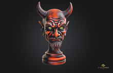 Infernal Guardian Bust – Dark Gothic Decor Sculpture