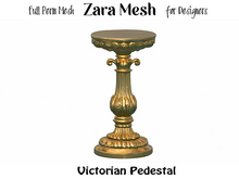 ZM PBR Victorian Gold Pedestal FULL PERM MESH
