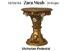 ZM PBR Victorian Golden Pedestal FULL PERM MESH