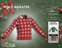 FP - POLO SWEATER XMAS - LEGACY / ATHLETIC