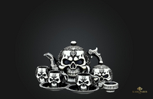 Skull Tea Set – Gothic Decor Tableware Collection